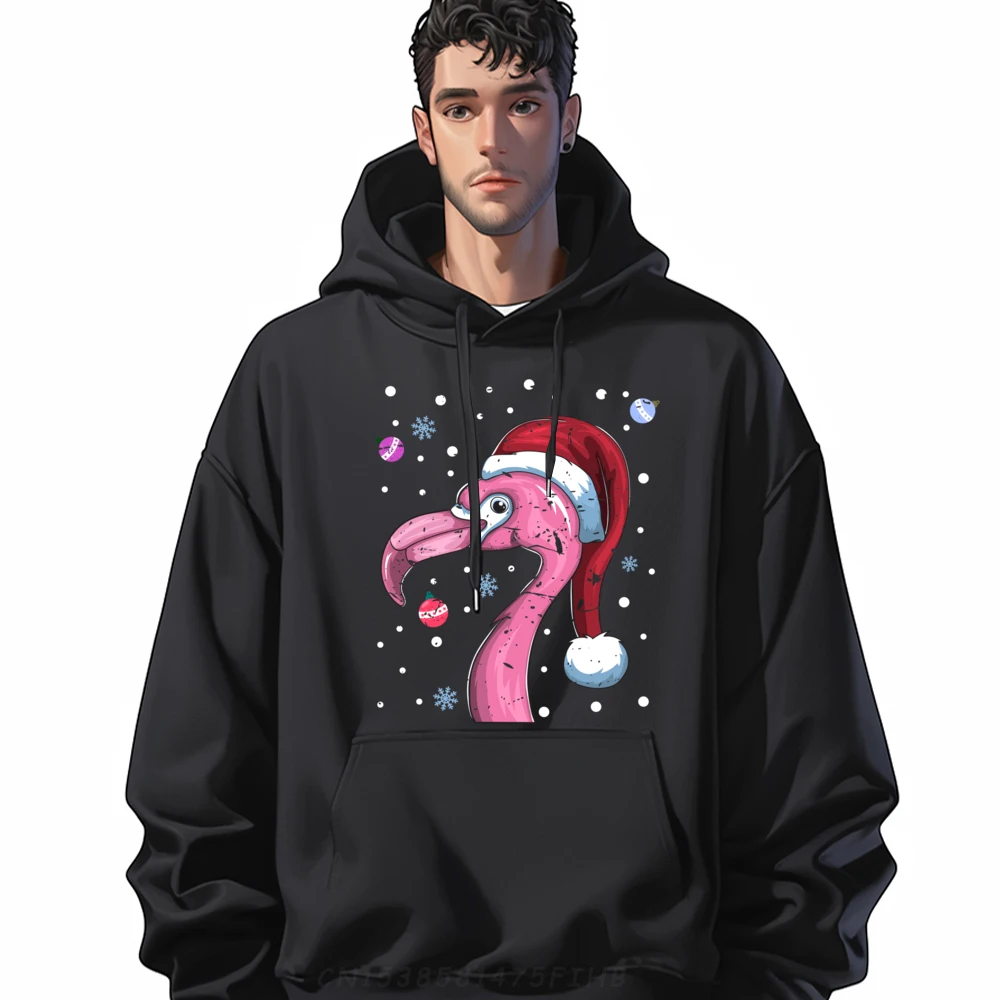 

Christmas Flamingo Blue And White Graphic Sweatshirts New In Tops And Oversize Long Sleeve Party