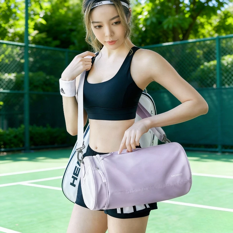 Small Lightweight Gym Bag with Wet Dry Separation Cute Travel Yoga Swimming Sports Duffel for Women 여성 운동 가방
