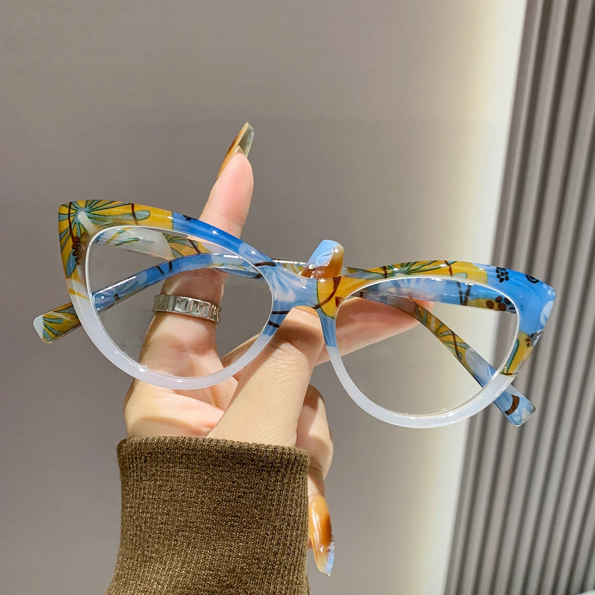 แว่นตาอ่านหนังสือทรงแคทอายสไตล - Laptop Accessories Women บทวิจารณ์และราคา