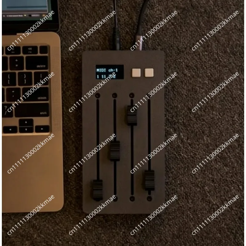 4-Track Electric Fader Mixer MIDI Controller Mixing Volume Automation CC Expression Envelope