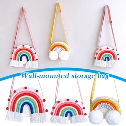 2023 New Rainbow Mini Crossbody Bag Cute Fashion Shoulder Bag Special Messenger Bag For Kids Girls Mini Coin Purse Lovely Gift