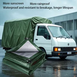 Large Tarpaulin Waterproof Heavy Duty 3m x 4m / 3m Waterproof Rain Cover Uv Block Tarp Sun Shade Sail Garden Backyard Awning