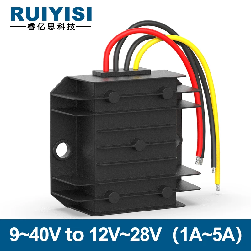 24V13.8V15V19V28V Spannungsregler Netzteil DC 9V-40V zu 12V Spannungsreglermodul 36V12V24V zu 24V Aufwärts-/Abwärtswandler
