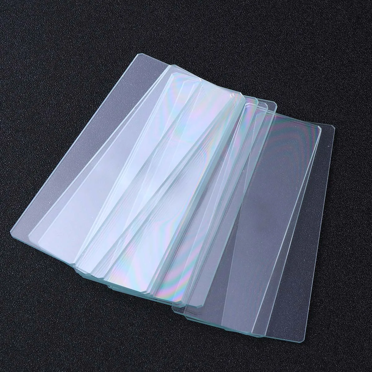

12 PCS Microscope Prepared Slide Coverslips Experiment Glass Grade Specimens Square