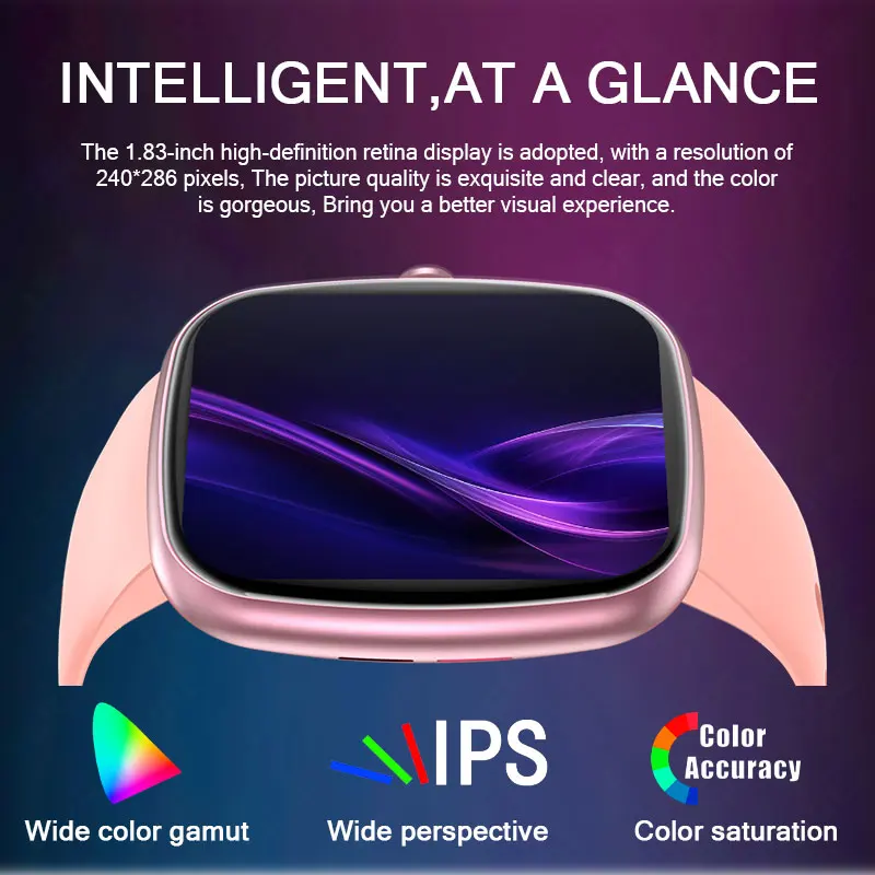 LIGE 2025 جديد ساعة ذكية بلوتوث دعوة رسالة تذكير 24 ساعة مراقبة الصحة ساعة ذكية هدية للرجال النساء Reloj Mujer #2