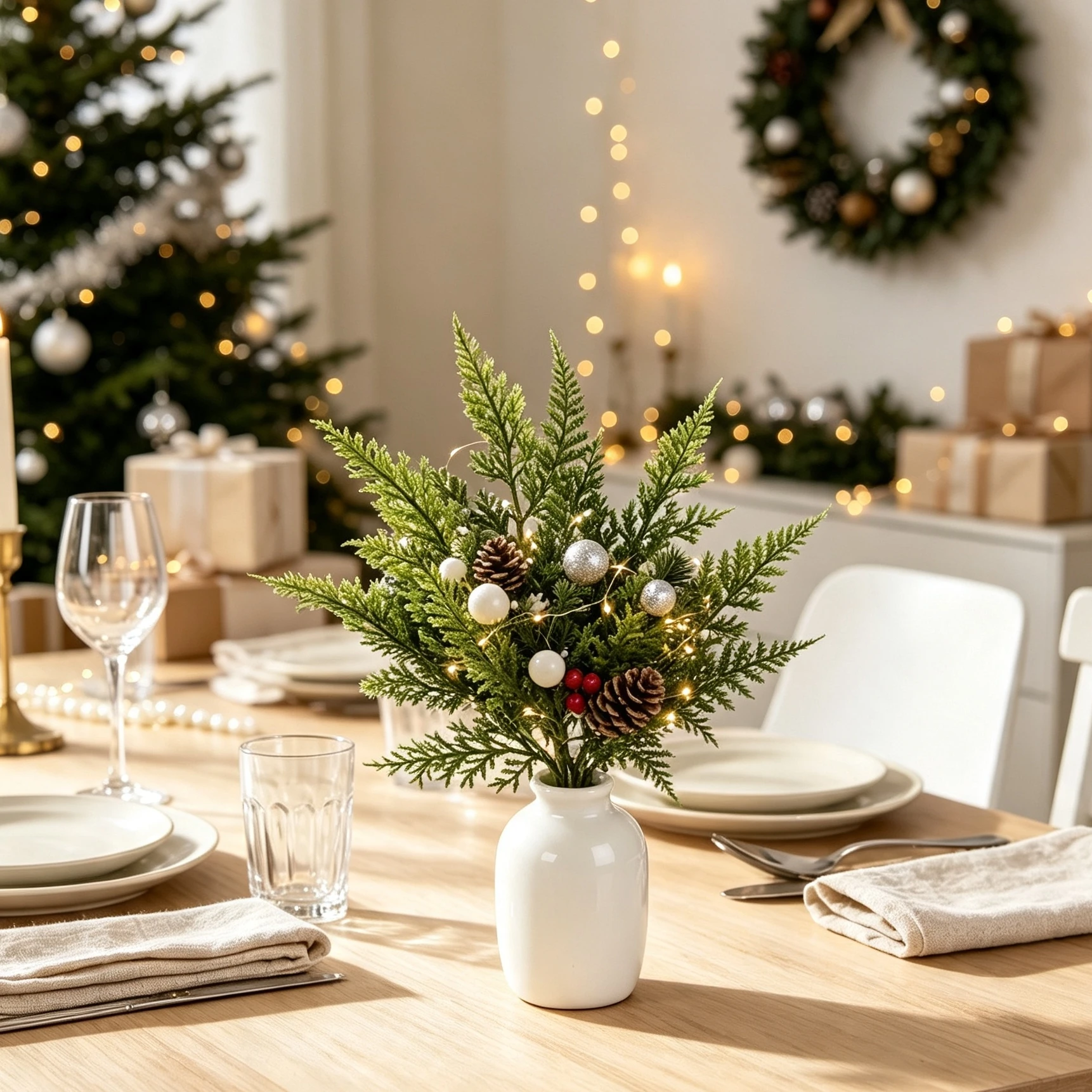 1/5pcs Artificial Plant Leaves - огляд і ціна Christmas Tree Artificial