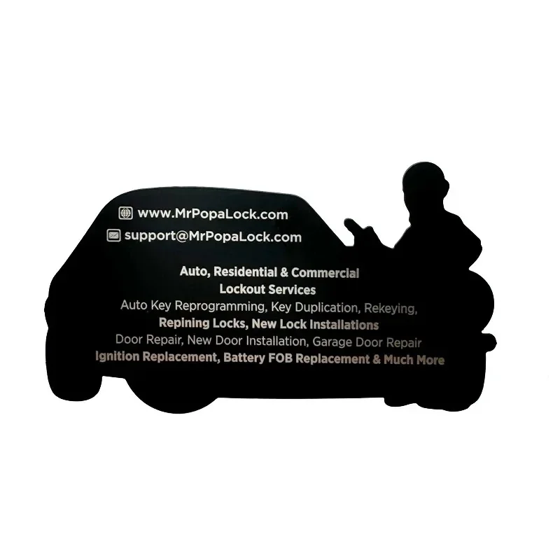 Creative Custom Shape Size Color Stainless Steel Metal Card Metal Visiting Card Silver House Metal Business Card With Logo