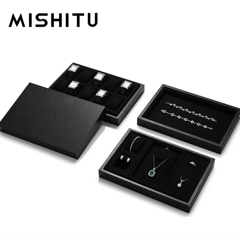 

MISHITU Multifunctional Jewelry Display Storage Box Rings Earrings Necklace Bracelet Storage Case New Design Jewelry Display Box