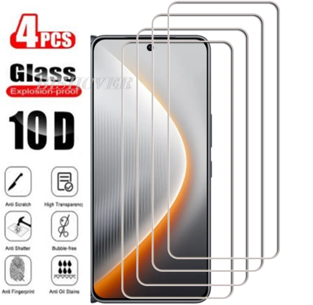 

4Pcs Tempered Glass FOR Tecno Pova 7 Ultra 5G 6.67" Pova7Ultra Pova7 7Ultra LJ9 Screen Protector Phone Protective Glass Film 9H