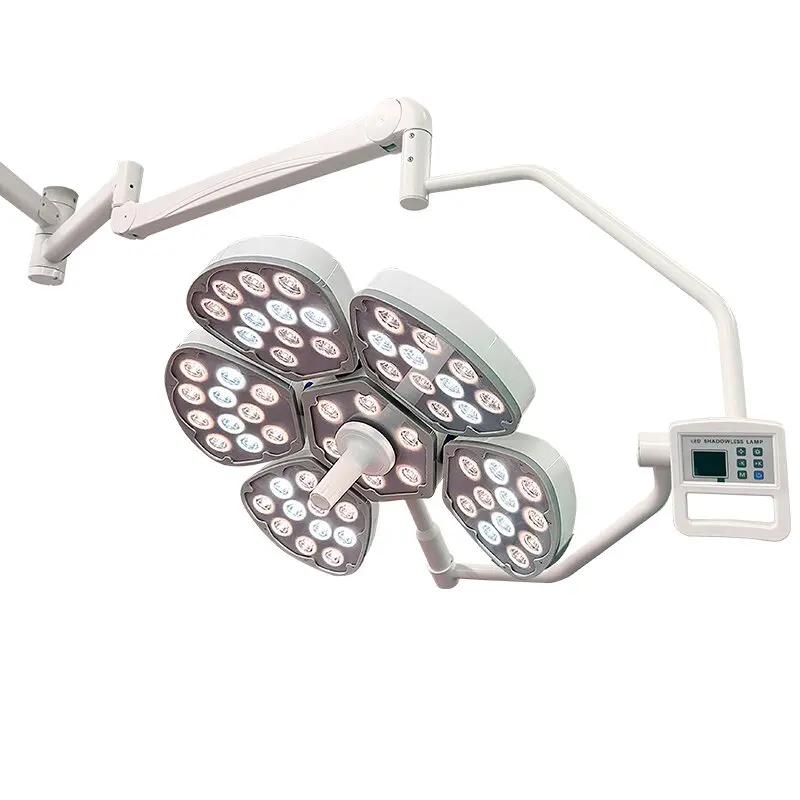 Hospital Operating Room Lamp Single Arm LED Surgical Shadowless Operating Lamp for Veterinary CE ISO 7 Days Fast Delivery