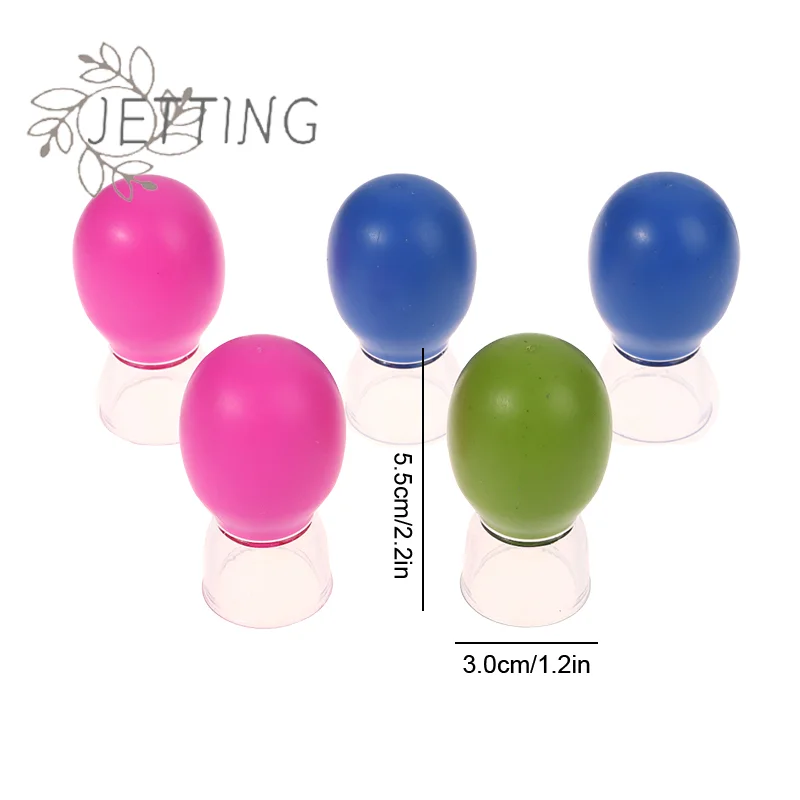 حار 5 قطعة كوب تدليك الحجامة سيليكون للجسم الوجه الرقبة العين مدلك فراغ خزان الجسم العناية بالوجه ، مكافحة الشيخوخة الجمال أداة