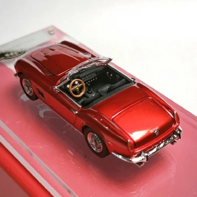 GFCC 1:64 250 California SWB 1960 Transparent Red Diecast Model Car