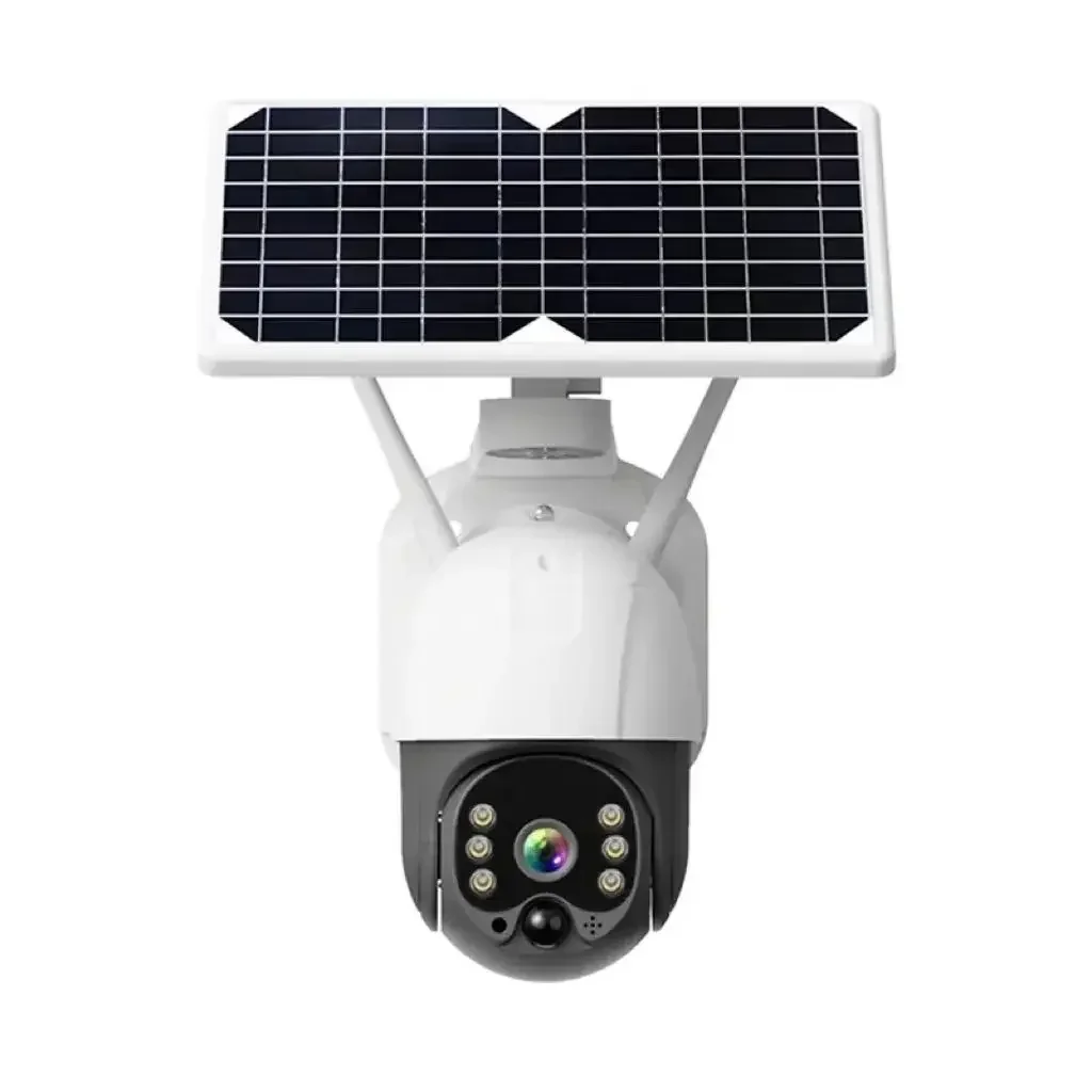 New Free Energy 360 Outdoor Security    Lte 4G 5Mp Solar Wireless Security Cam On Solar Energy Solar CCTV Camera HOT SALES