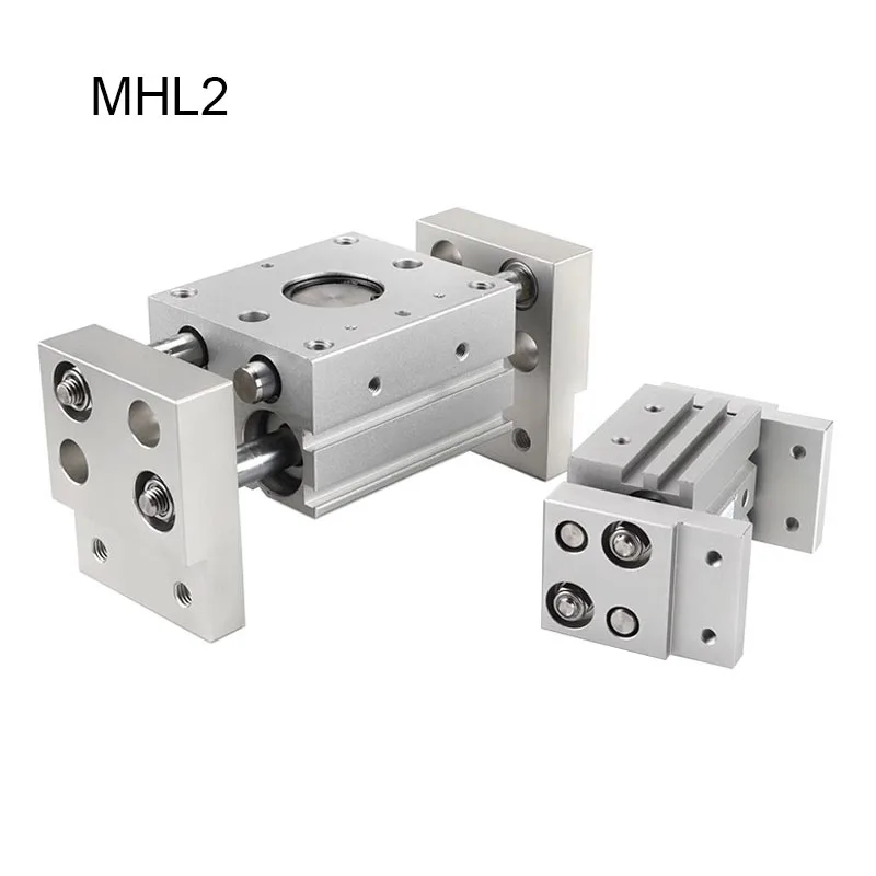 

MHL2 10D 16D 20D 25D 32D 40D 1 2 Pneumatic Gripper Wide Type Air Parallel Cylinder Al Clamps SMC Replacement T Bore 10-40mm