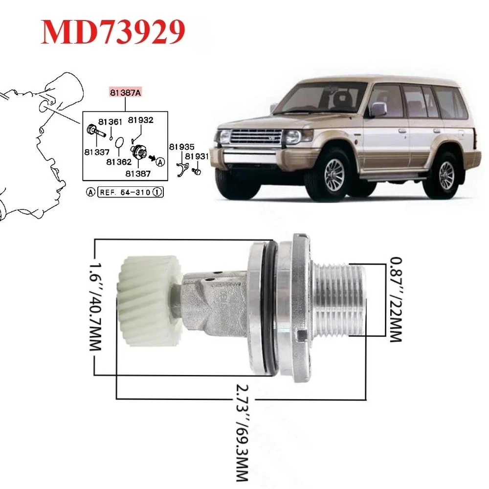 1 Sensor MD739295 25Teeth for Mitsubishi L200 2800DIESEL 2500DIESEL for PAJERO SPORT 3000 MR111106 for L200 Triton for Nativa