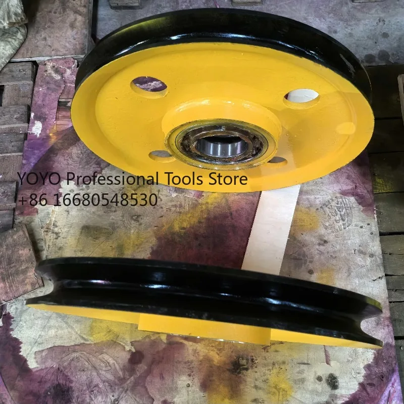 4daCustomized Forging Steel Crane Wheel Pulley Crane Wheels Train Wheels for Railway Transport
