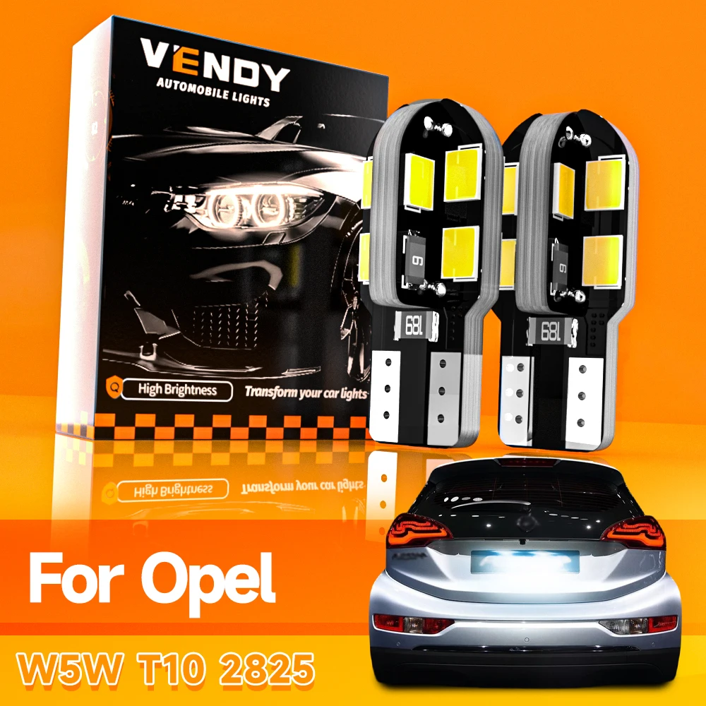 

2pcs LED License Plate Light W5W T10 For Opel Adam Ampera-e Antara Astra Cascada Corsa Grandland X Insignia Meriva Mokka Zafira