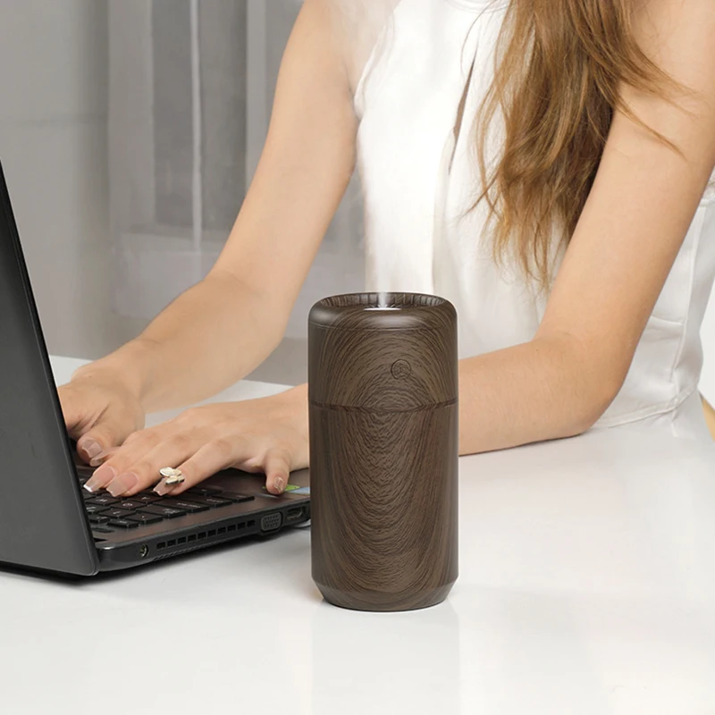 LED ملون 350 مللي ناشر رائحة الهواء المرطب USB مرطب بالموجات فوق الصوتية زيت طبيعي الناشر لسيارة المنزل مكتب