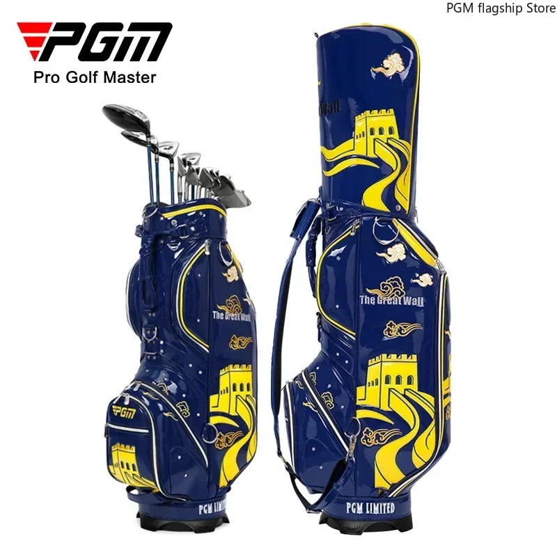 PGM Golf Bag for Men and Women Chinese Style Embroidery Waterproof Personalized Standard Bag Wear-resistant Club Bag QB140