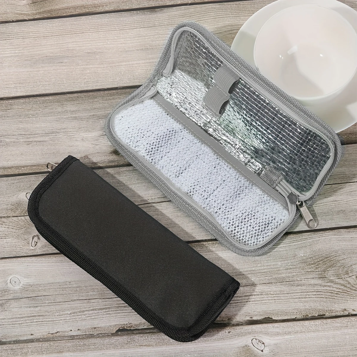 새로운 휴대용 인슐린 냉장 보관 가방, 보온용 전용 아이스팩, 물리적 냉장 보관 상자, 1개