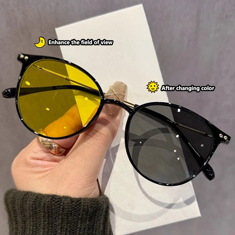 نظارات فوتوكروميك، نظارات طبية جديدة مضادة للضوء الأزرق ومضادة للإشعاع، للاستخدام الليلي والليلي، رؤية ليلية للجنسين #2