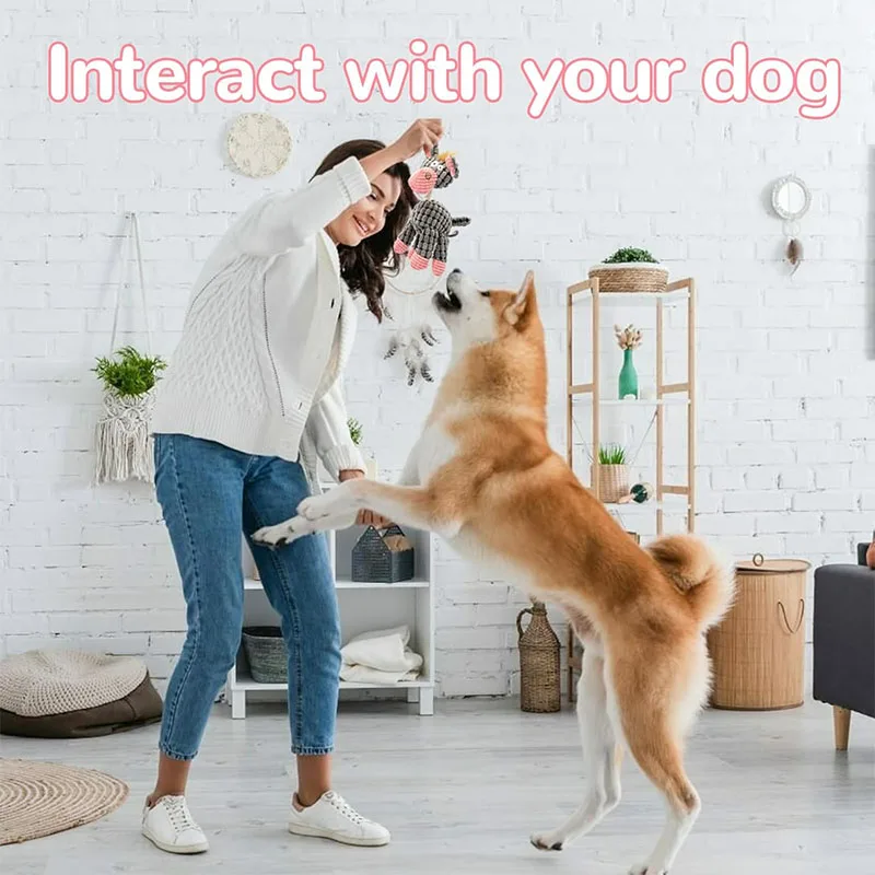 Kenjac - Stuffed Animal Plush Dog Toy with Squeakers, Aggressive Chew Toys for Small Medium Large Dogs Pet Products image 2