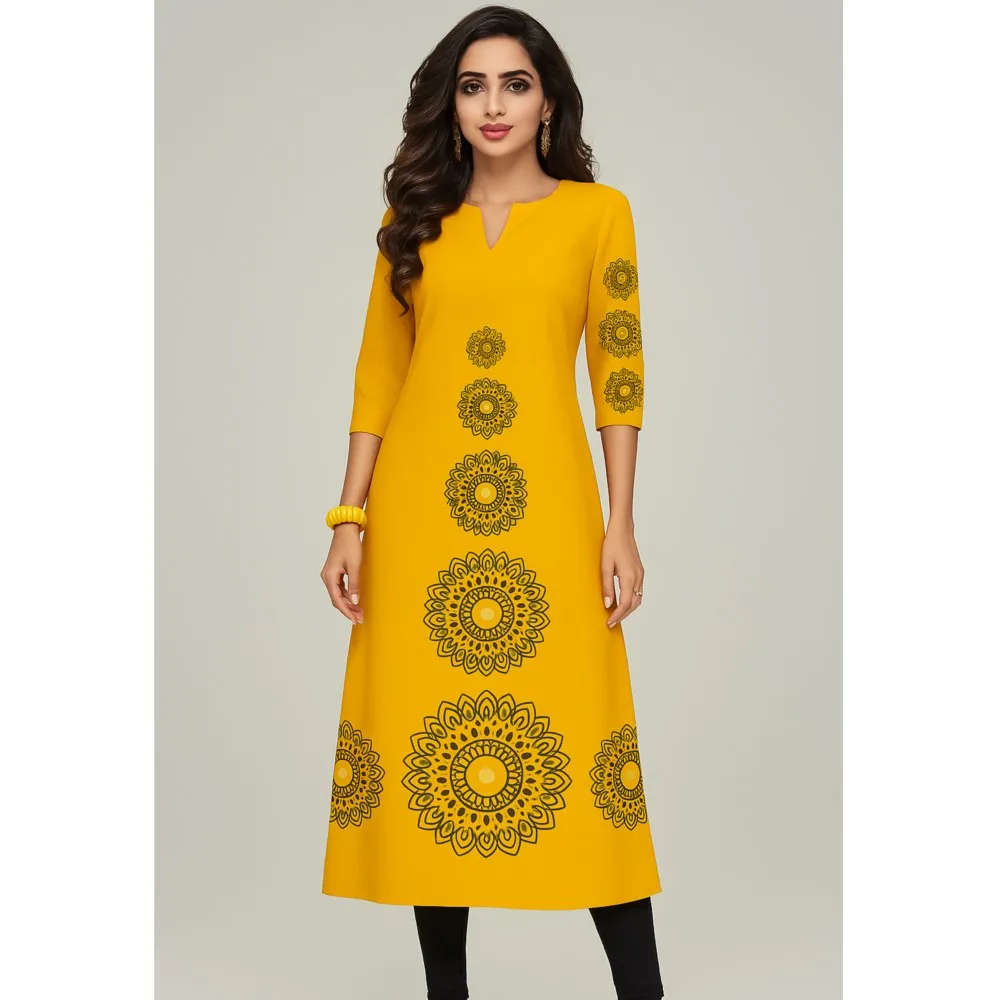 Abito musulmano 2026 Kurt da donna alla moda ed elegante a maniche lunghe tubo dritto casual girocollo modello colorato gonna nobile