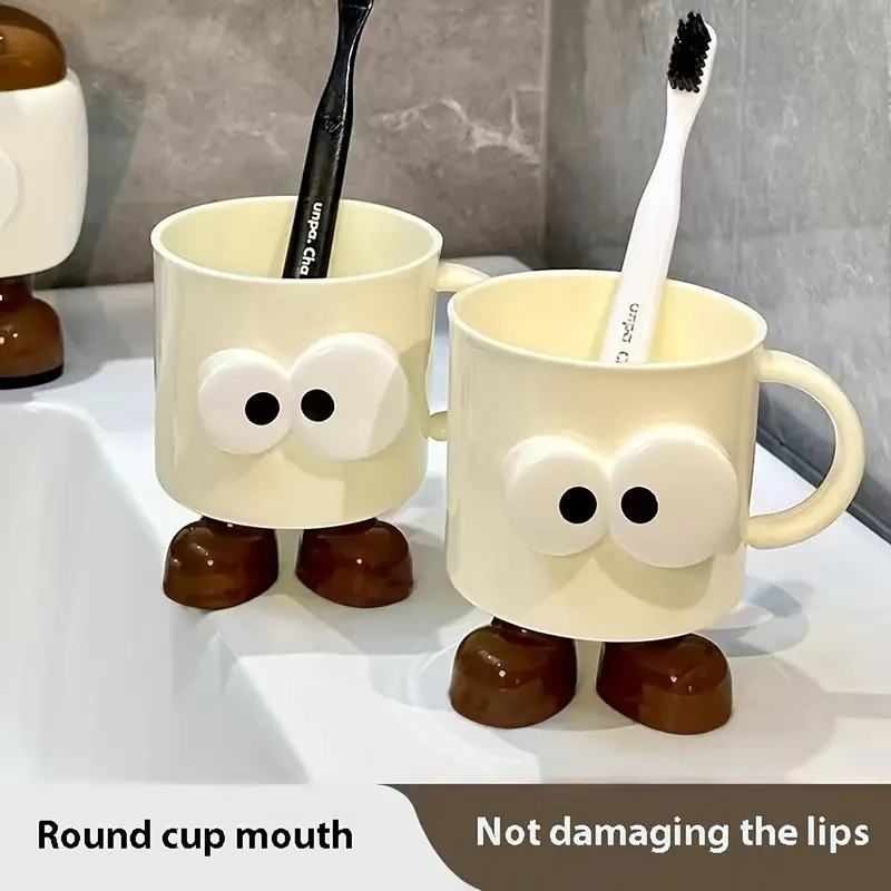 `Cute Cartoon Kids Mouthwash Cup Girls Household Bathroom Tooth Brushing Cup Children Toothbrush Rinse Water Mug`