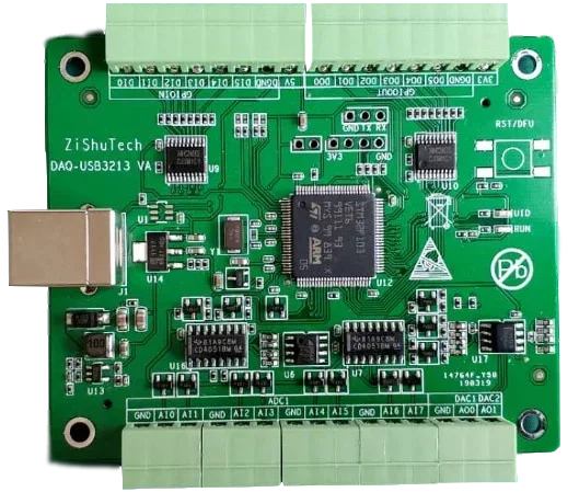 

USB3213A Data Acquisition Card 10V/15V 8-channel 12-bit ADC DAC100K DIO PWM Counting