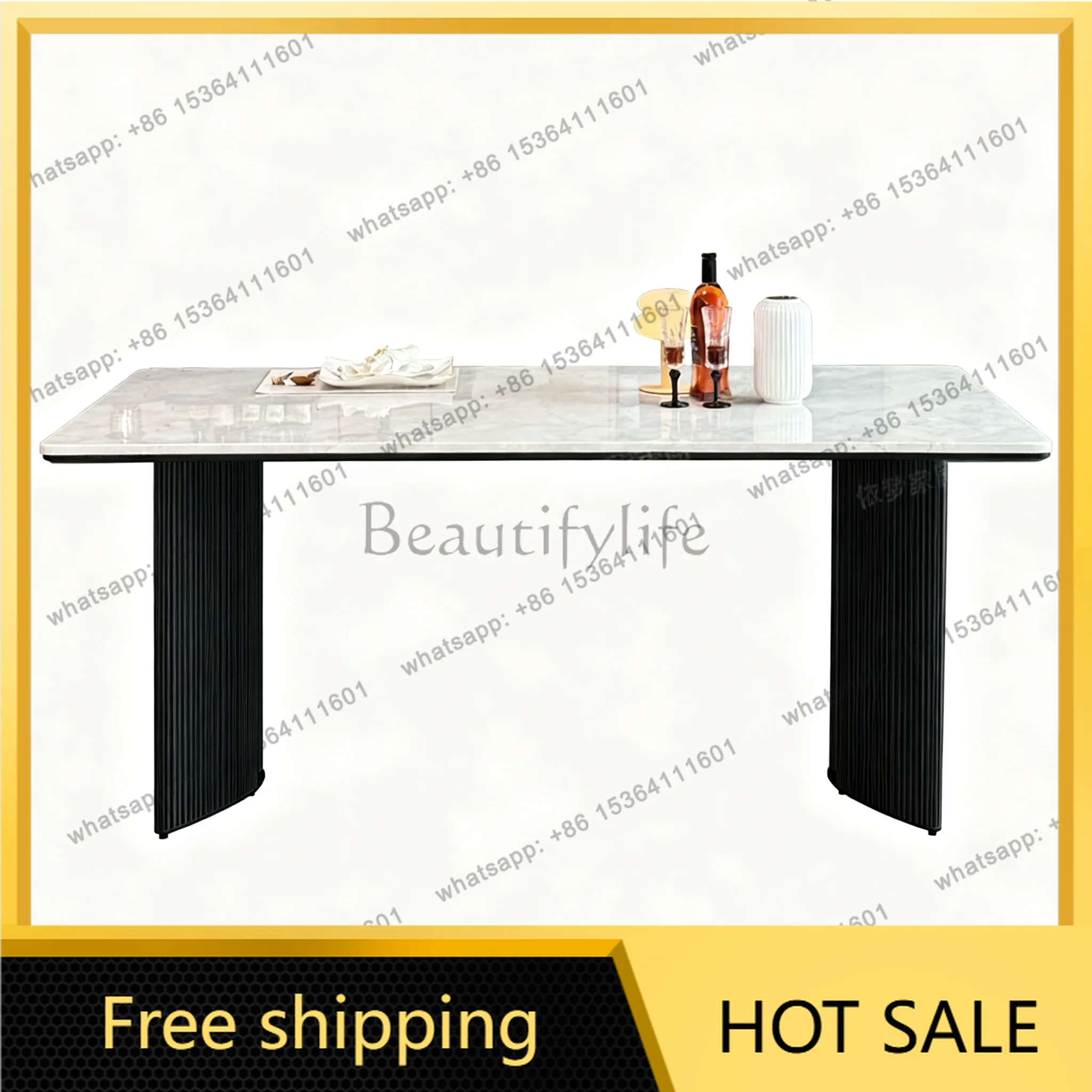 Restaurant Luxury Dining Table Modern Chairs Coffee Lounge Designer Dining Table Kitchen Center Muebles Living