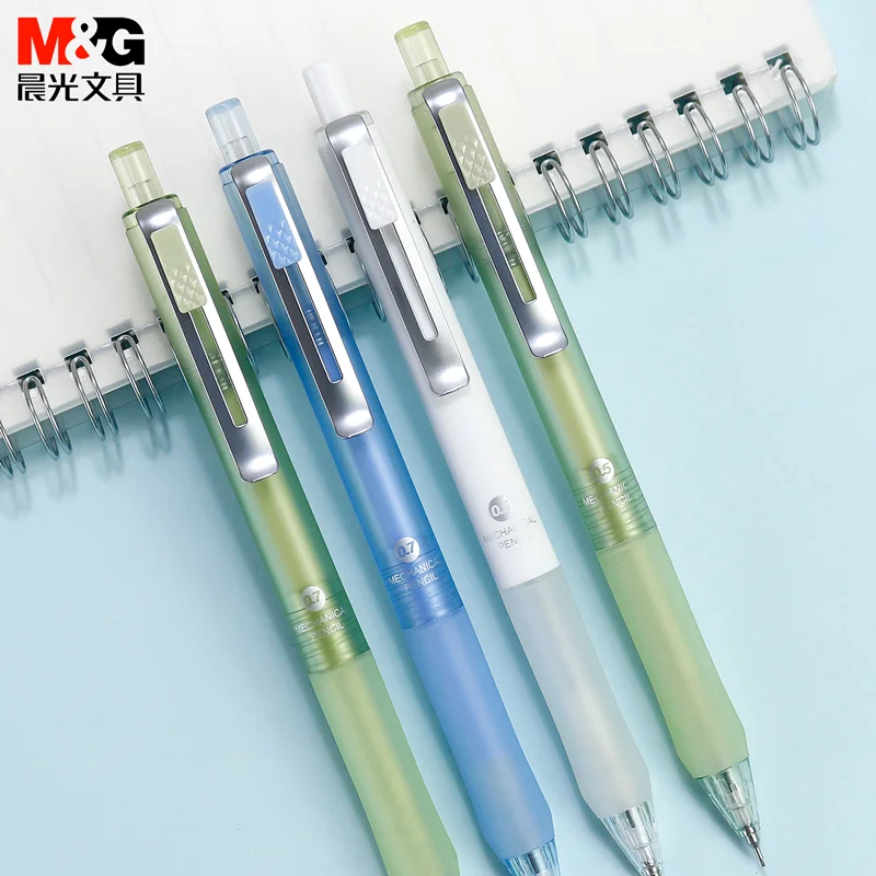 M&G AMPK2303 Mechanical Pencil Fresh Creative Style 0.5/0.7mm Retractable Pencil for School Students Exams Drawing Stationery