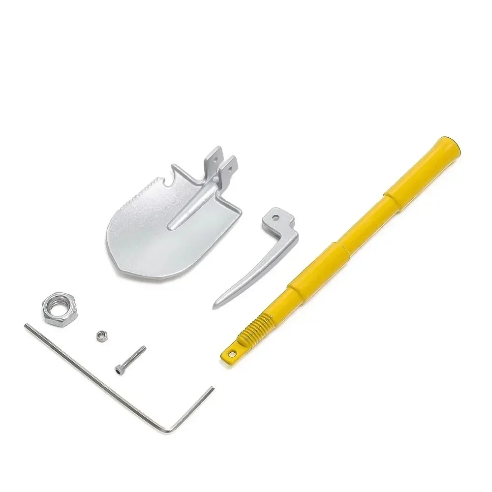 RC Car 1:10 Scale Accessories Metal Shovel for 1/10 RC Crawler Axial SCX10 TRX4 D90 D110 TF2  CC01 Simulation Toys