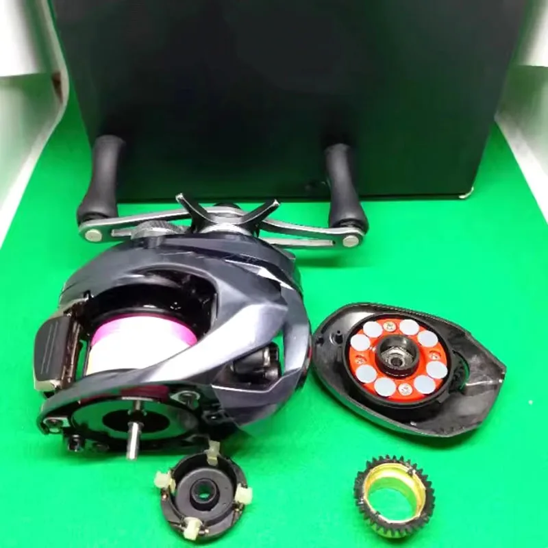 

Magnetic Force Brake Refit Parts,Baitcasting Reel Horse's Mouth Long Throw Wheel Repair Accessories,for Shimano ALDEBARAN MGL