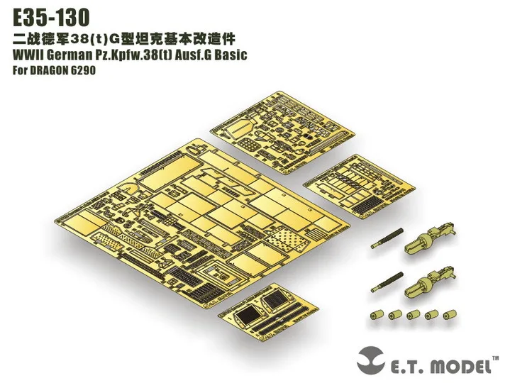 

ET Model E35-130 WWII German Pz.Kpfw.38(t) Ausf.G Basic