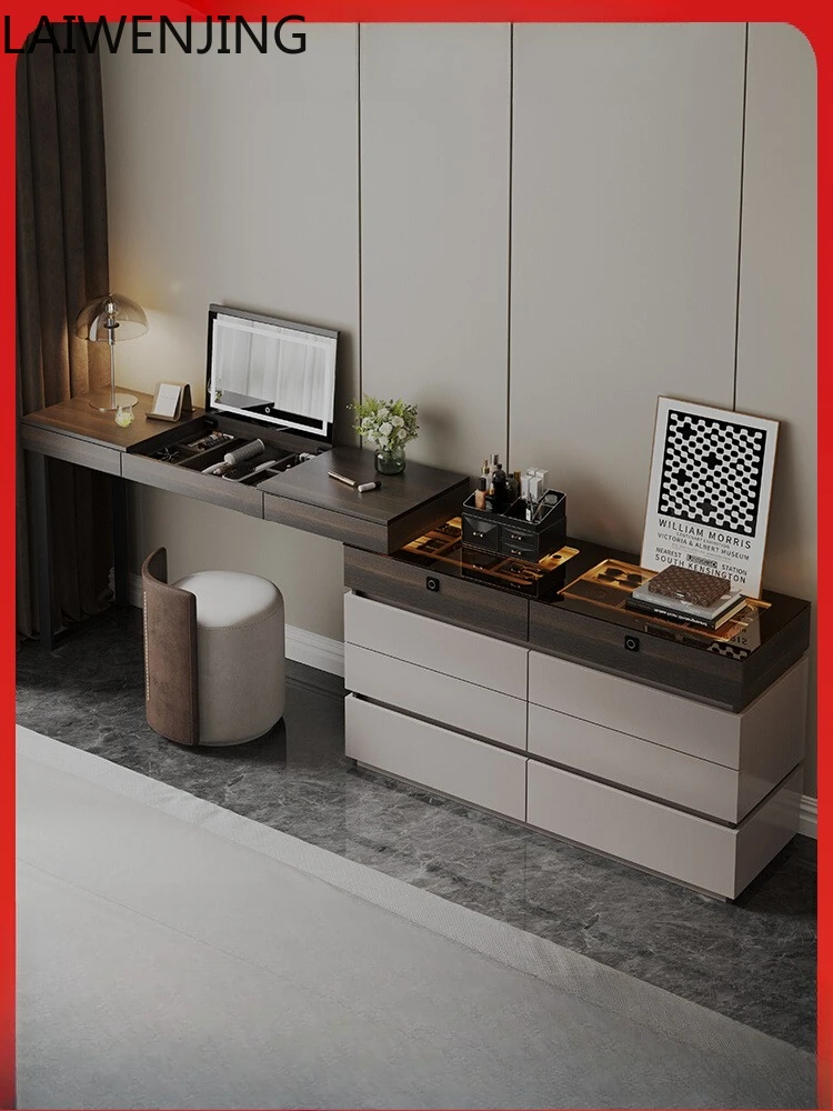 

SGF Italian minimalist dresser, chest and cabinet integrated, high-end storage cabinet flip cover