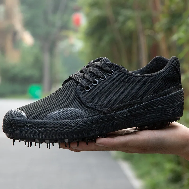 

Men's and women's labor protection shoes, rubber soled construction shoes, low cut wear-resistant agricultural training shoes