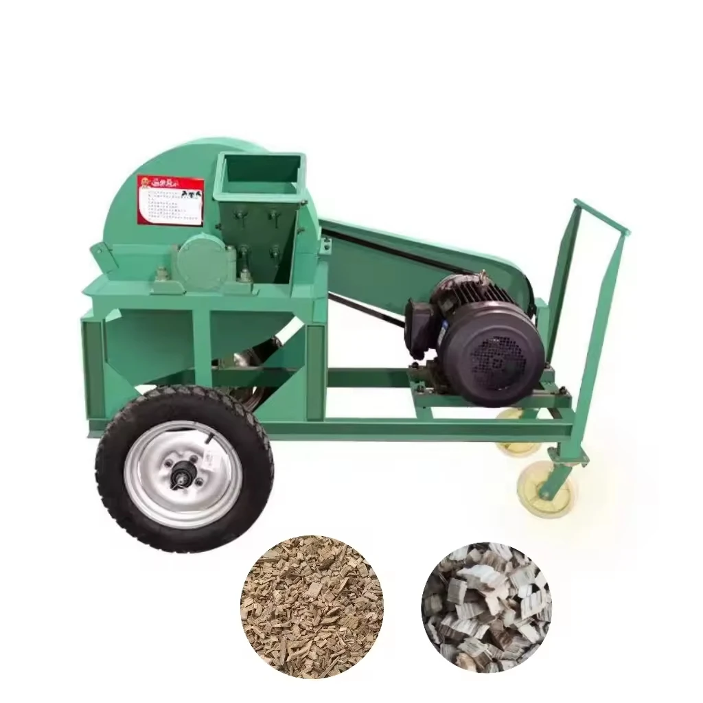 

High Productivity Biomass Briquette Grinder and Crusher with Engine and Motor for Wood Blocks and Debris 5T/h Capacity