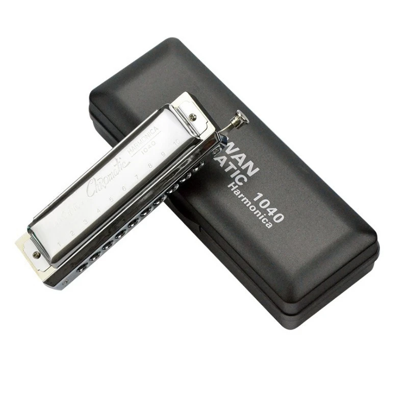 Harmonica 10-hole 12-hole chromatic adult student playing professional harmonica