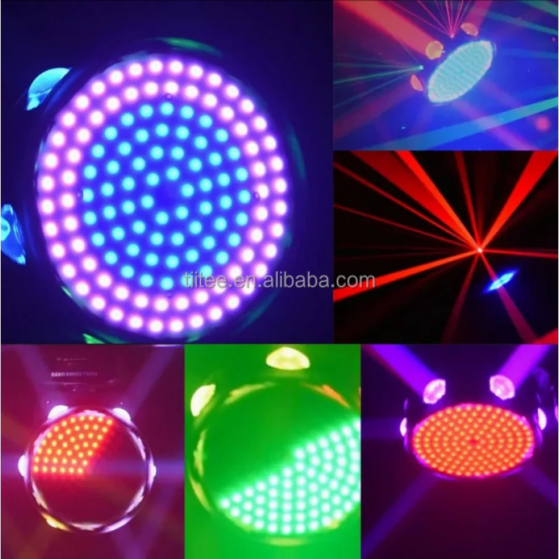 

Светодиодный гироскопический прожектор TIITEE 150W с 3-осевой ротацией, RGBW, управлением DMX512 для дневного освещения, сцены, диджеев, караоке, стробоскопов