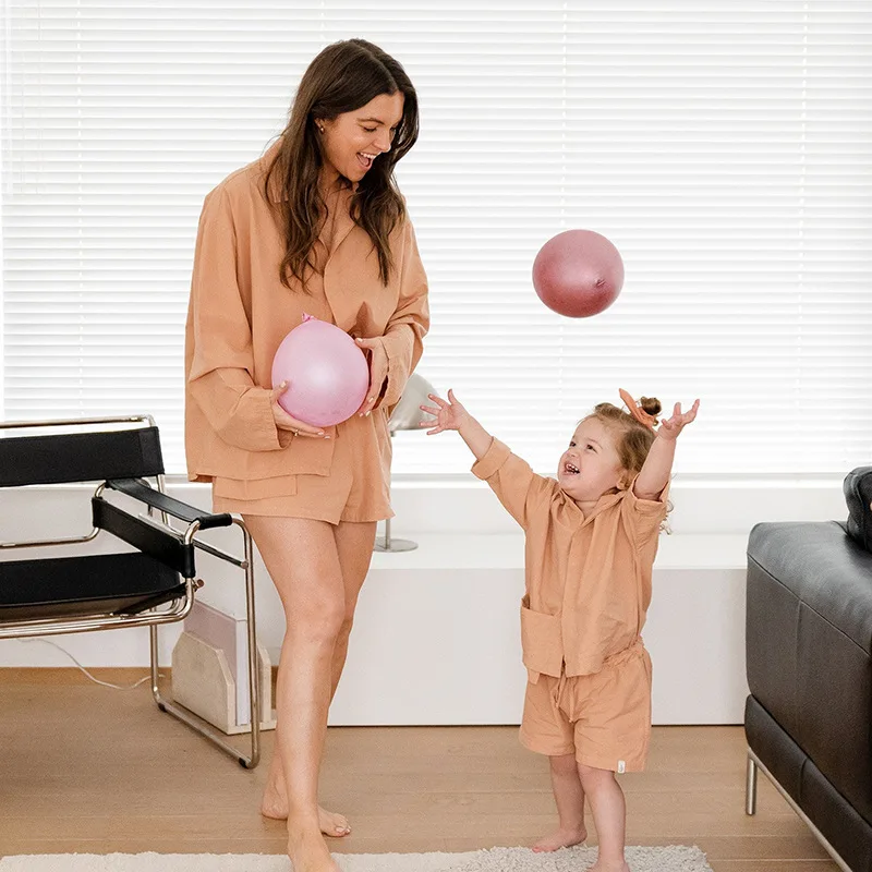 BONNIE-Camisas de manga comprida e calças para bebês meninos e meninas, roupas infantis de verão, cores doces, camisetas curtas, shorts, outono