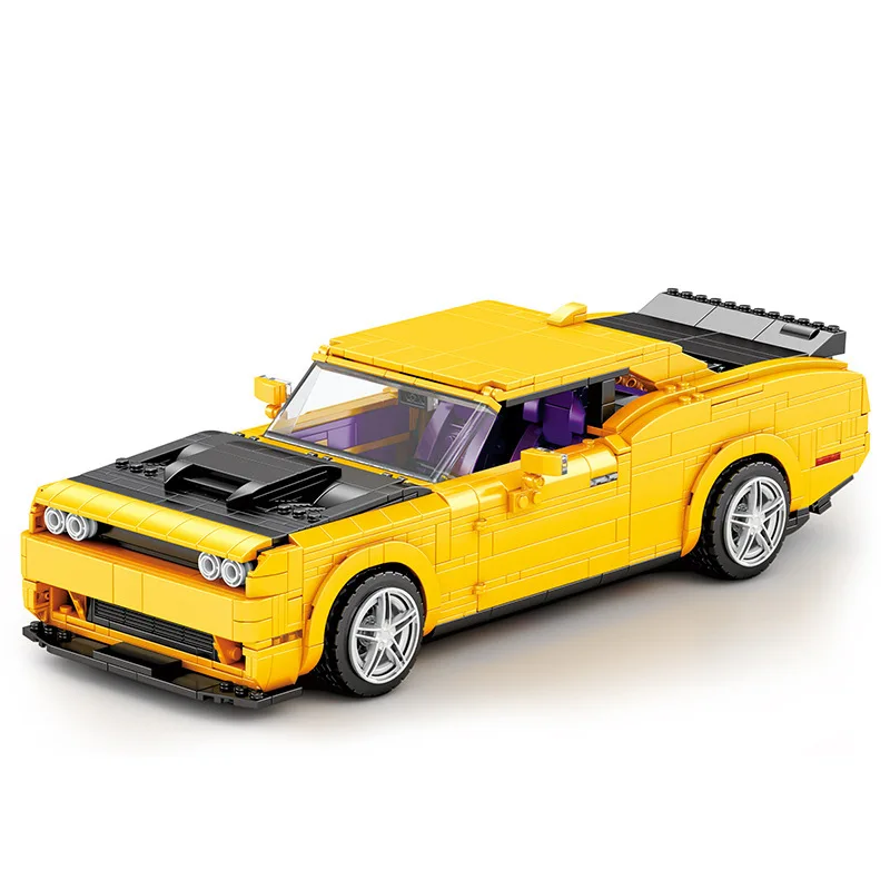 

1740PCS 11030 1: 12 HELLCAT Supercar Static Version Car Model Building Blocks RC Car Model Bricks DIY Toy Holiday Birthday Gift