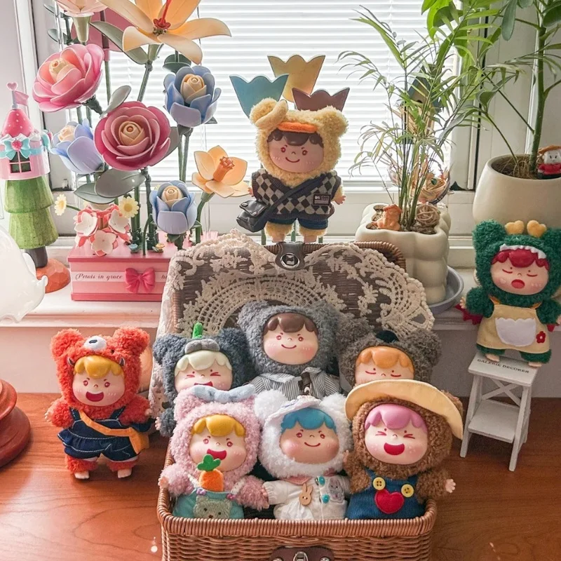 دمية وجه من الفينيل من سلسلة Woow Forest Dream، صندوق أعمى لطيف مصنوع يدويًا، لعبة هدية مفاجئة عصرية من الجيل الأول