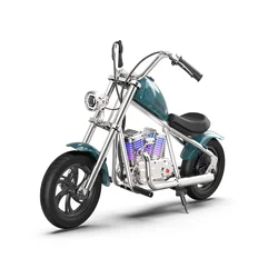 12-Inch Kids Electric Motorbike With LED Light Safe Cruiser for Ages 7-12