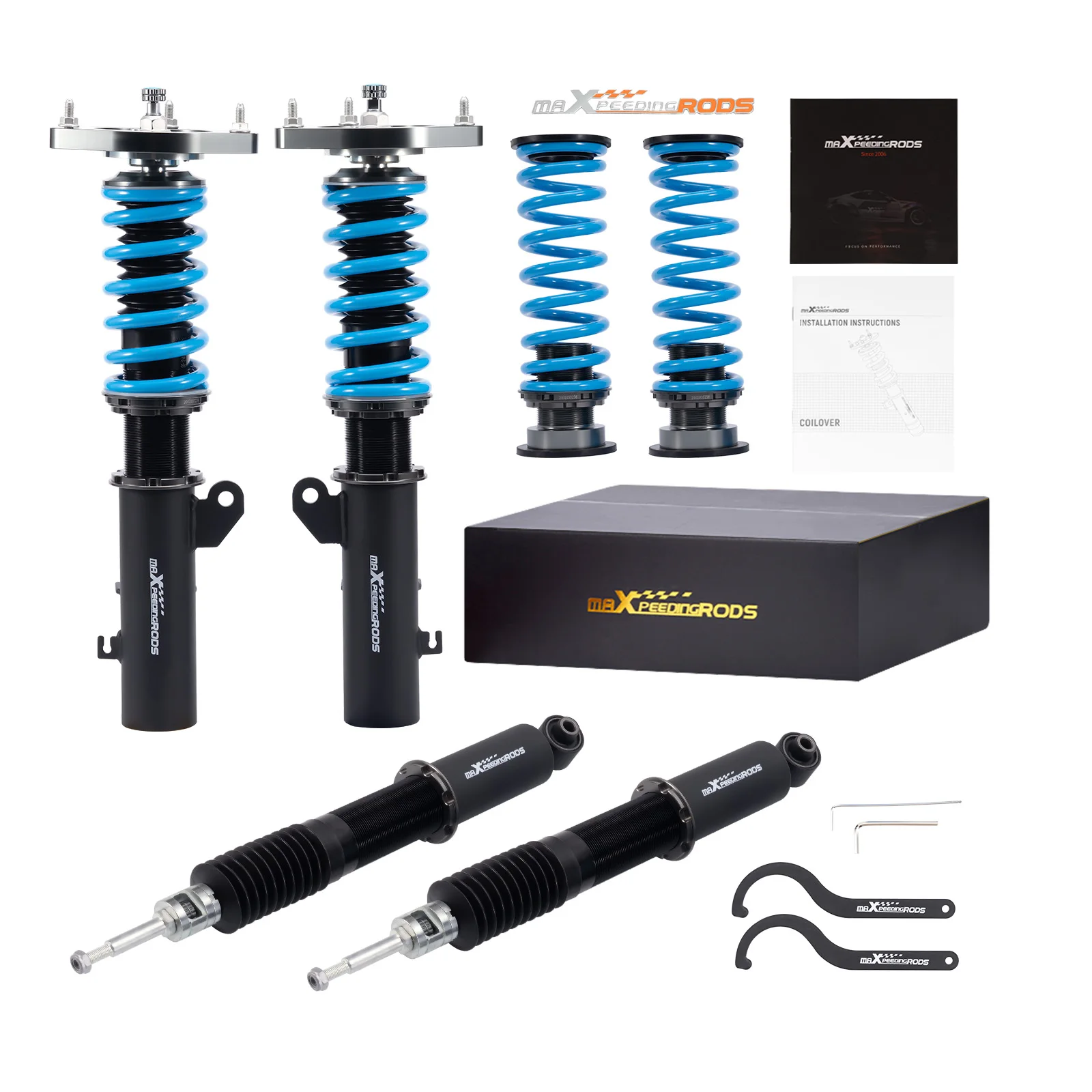 MaXpeedingrods 24 Way Damper Adjustable Coilovers Suspension Kit for Chevrolet Cruze 2016-2019