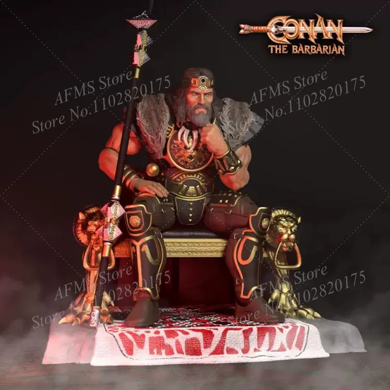 Original Super7 1/12 Scale Collectible Figure Conan Barbarian King Warrior Full Set 6Inch Men Soldier Action Figure Model