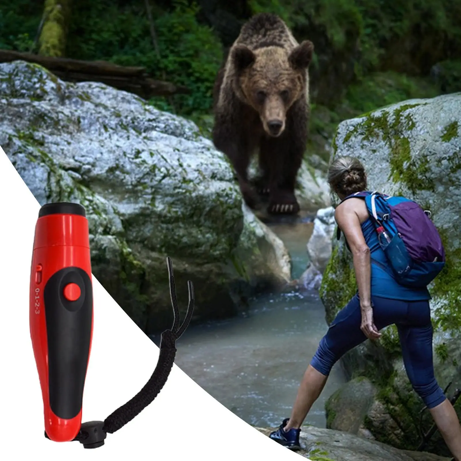 

Портативный электронный гудок 125 дБ для предупреждения об опасности для людей, для походов, выживания, кемпинга, лодок, морских судов, активного отдыха на природе