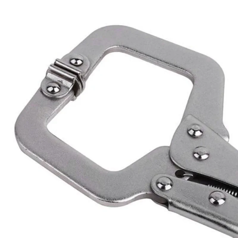 

Heavy Duty Mole Vice Grip Locking Pliers, Mini Welding C Clamps, Wide Opening Jaws, Sheet Metal Plier, Long Lasting Performance