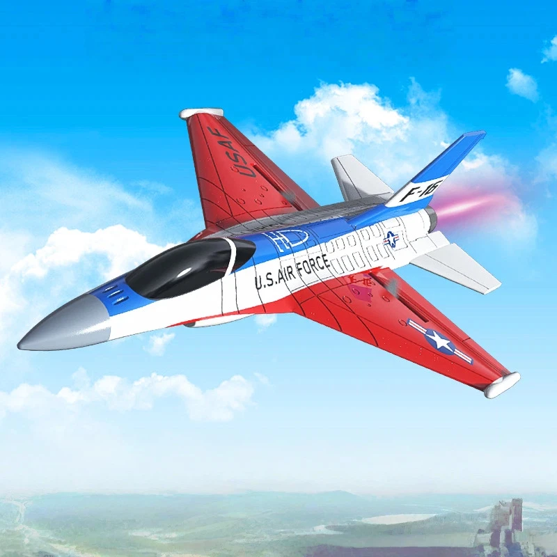 VolantexRC F 16 Rc Fighter Jet Durable Foam 2 4Ghz Gyro Flig Control Led Light Two Channel Outdoor Flying For Adult Hobbyists