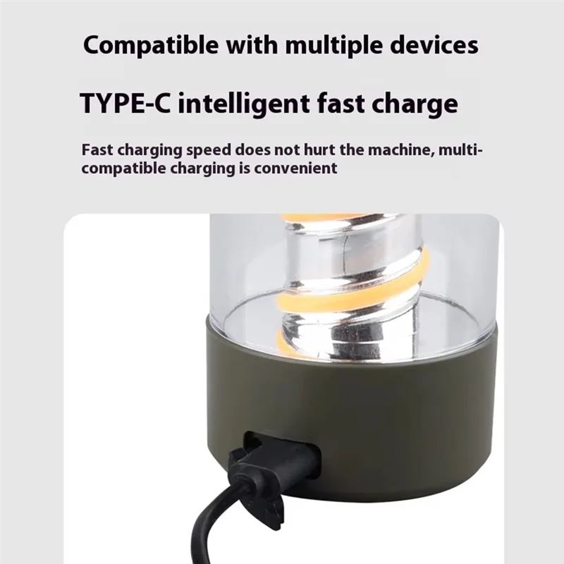 

Waterproof Telescopic Camping Lamp - Multifunctional Outdoor Garden Atmosphere Light, Energy-Efficient For Travel