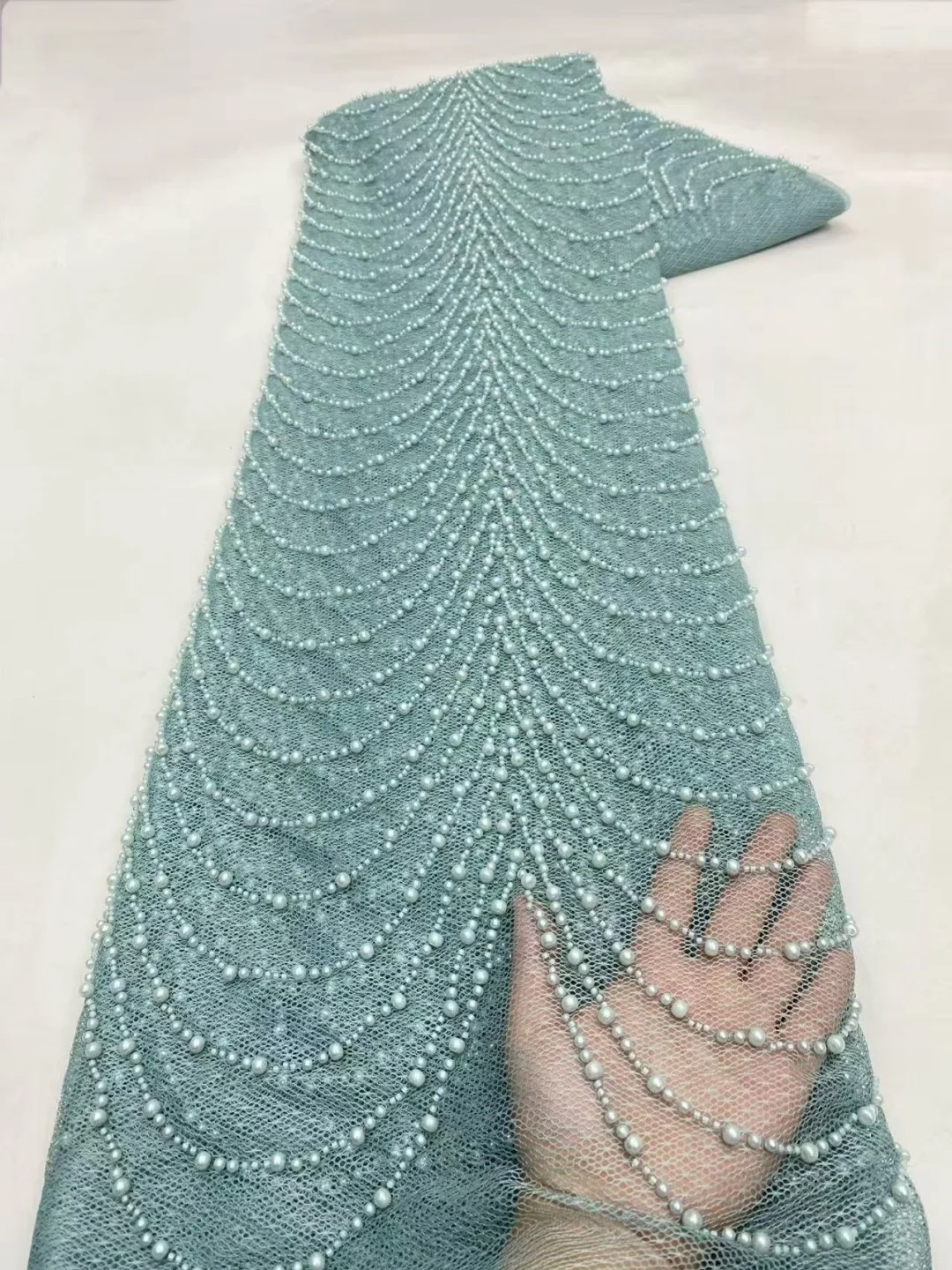 Encaje de red con cuentas y le - Embroidery Net Dress reseña y precio